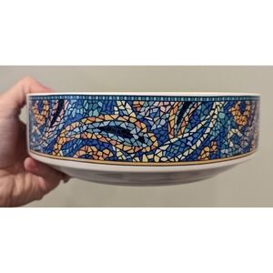 Mikasa 8.5" Mosaic Pattern Vegetable Pasta Bowl Roman Court